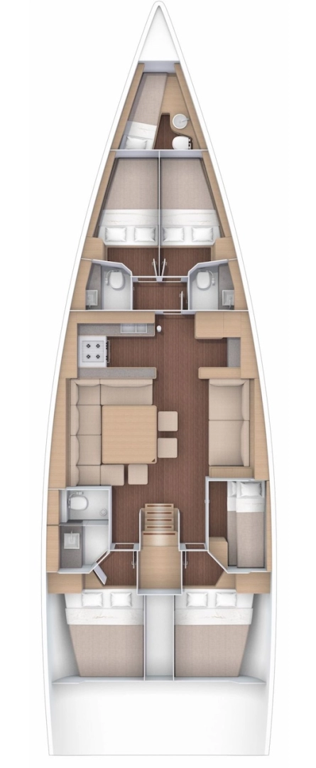 Sailboat rental with or without captain Dufour Mykonos (Island)