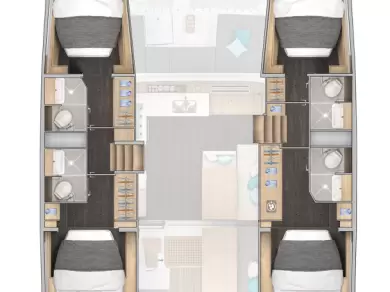 Boat rental Lagoon Lagoon 43 in Alimos on Samboat