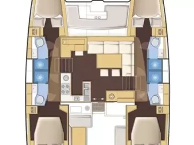 Yacht charter Lefkáda cheap Lagoon 450 F