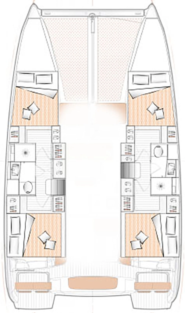 Catamaran rental with or without captain Excess Capo d'Orlando