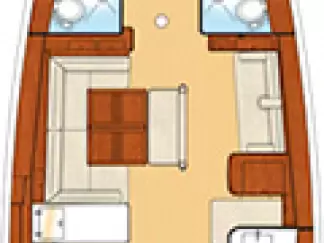 Yacht charter Pálairos cheap Oceanis 54