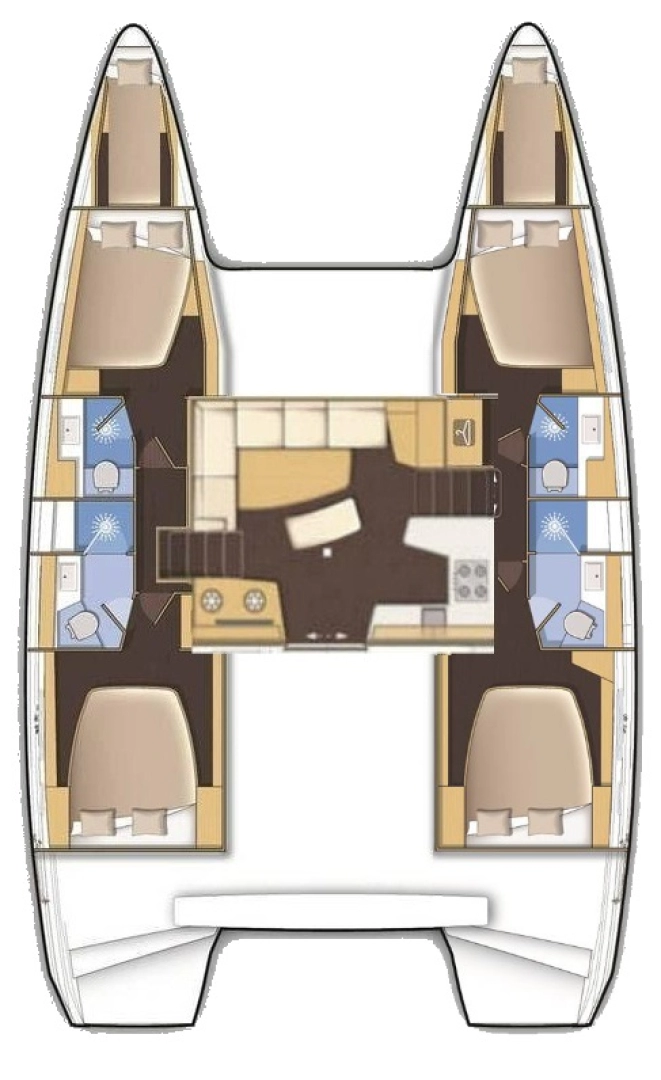 Yacht charter Lávrio cheap Lagoon 42