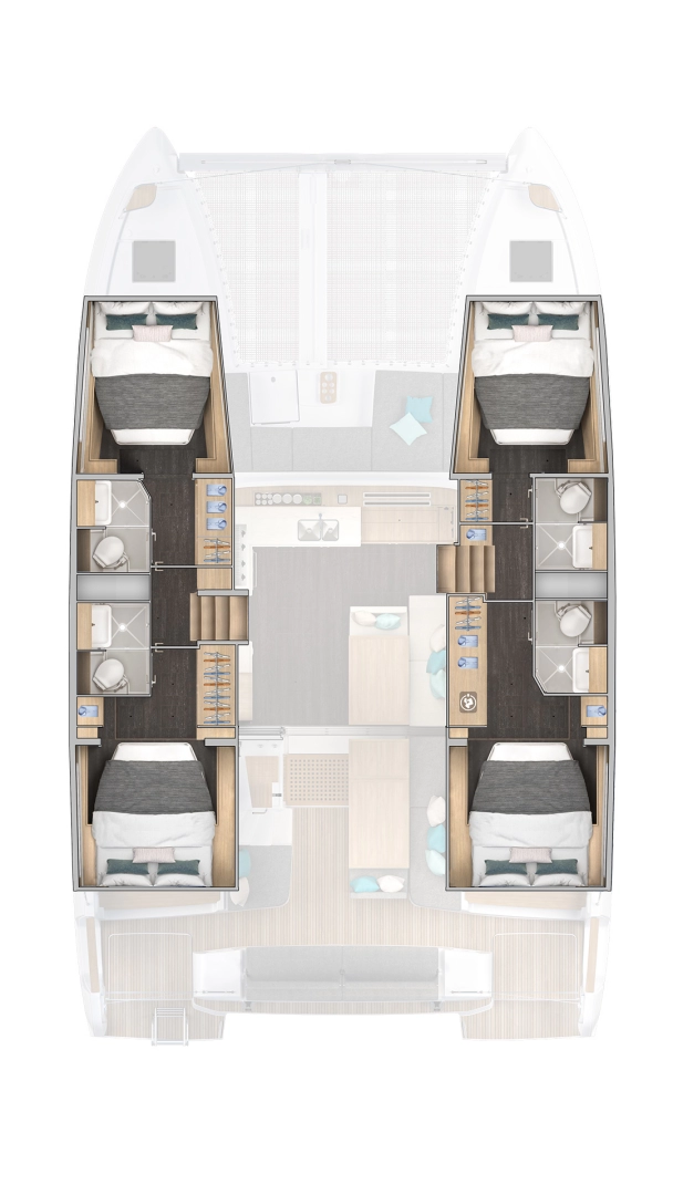 Bareboat Rental Catamaran Lagoon with a boat licence