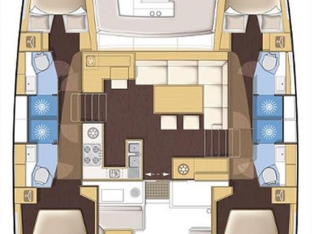 Lagoon Lagoon 450 F charter bareboat or captained in  Piso Livadi