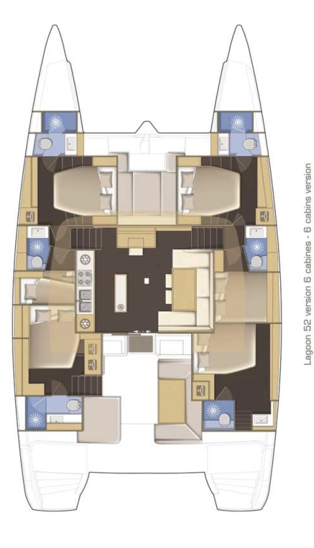 Yacht charter Ellinikó cheap Lagoon 52 F