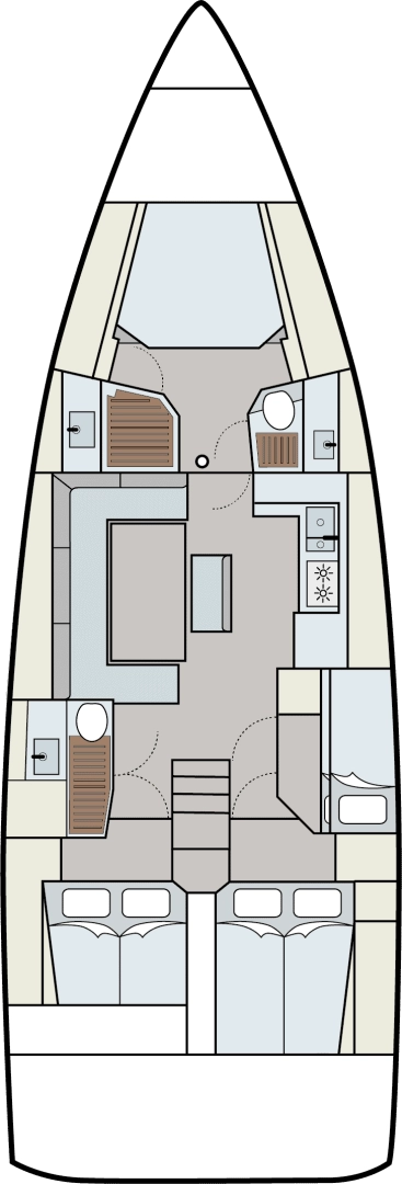 Sailboat rental with or without captain Dufour Frenchtown