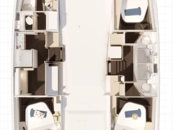 Catamaran rental in Frenchtown - Fountaine Pajot Fountaine Pajot FP 44 Maestro - 3 cab.