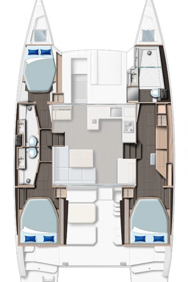 Boat rental Leopard Catamarans / Robertson & Caine Leopard 42 - 3 cab. in Marsh Harbour on Samboat