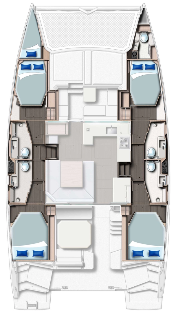 Catamaran rental with or without captain Leopard Catamarans / Robertson & Caine Belize City