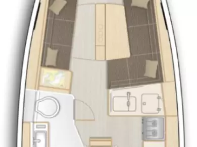 Sailboat rental in Marseille - Hanse Hanse 348