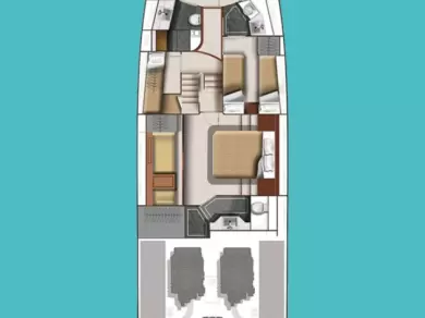 Galeon Galeon 640 Fly charter bareboat or captained in  Split