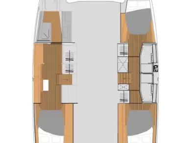 Yacht charter Mai Khao cheap Fountaine Pajot Elba 45 - 3 + 2 cab.
