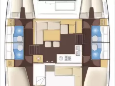 Yacht charter Ko Chang (Koh Chang) cheap Lagoon 400 S2