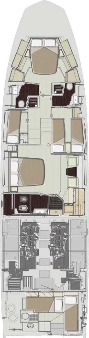 Yacht charter Kaštela cheap Azimut 66