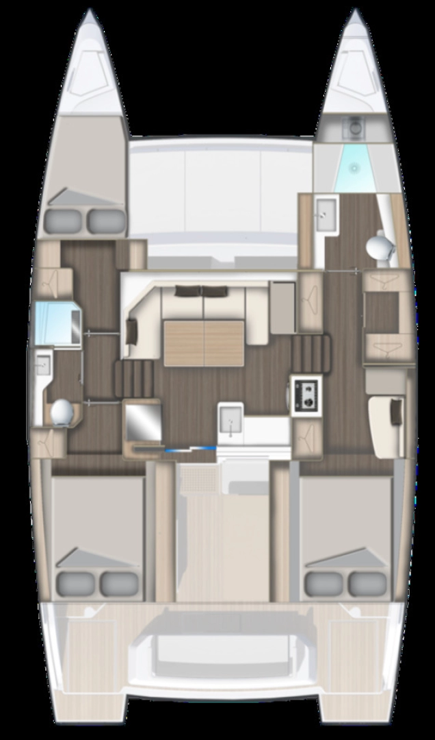 Catamaran rental with or without captain Aventura Pirovac