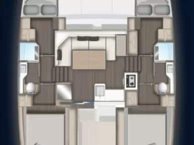 Bareboat Rental Catamaran Aventura with a boat licence