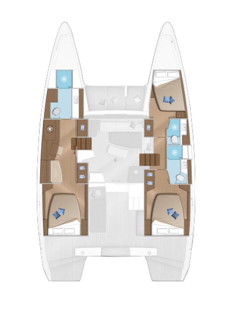 Catamaran rental with or without captain Lagoon Rogoznica