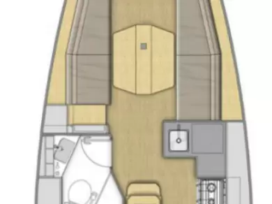 Bareboat Rental Sailboat Bénéteau with a boat licence