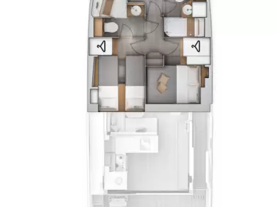 Luxury Yacht rental in Rogoznica - Bénéteau Swift Trawler 48