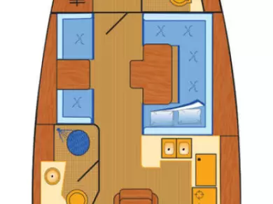 Bareboat Rental Sailboat Jeanneau with a boat licence