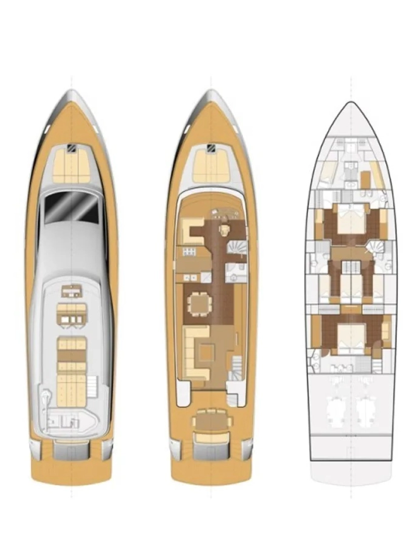 Bareboat Rental Luxury Yacht Permare Group with a boat licence