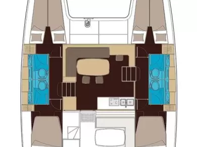 Lagoon Lagoon 400 S2 charter bareboat or captained in  Punta Ala