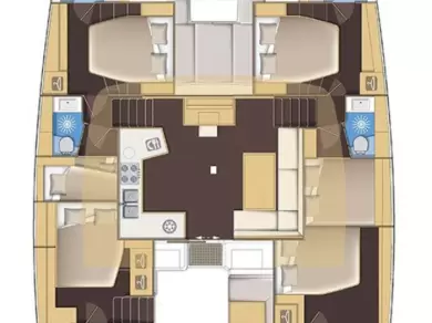 Lagoon Lagoon 52 F in Trogir on SamBoat