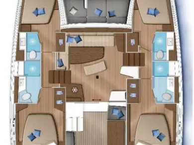 Catamaran rental with or without captain Lagoon Préveza