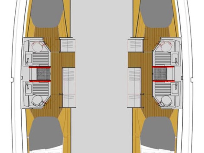 Catamaran rental in Fethiye - Fountaine Pajot Astrea 42