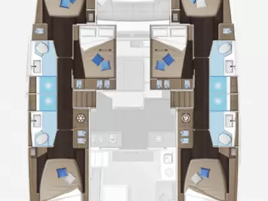 Yacht charter Road Town cheap Lagoon 51