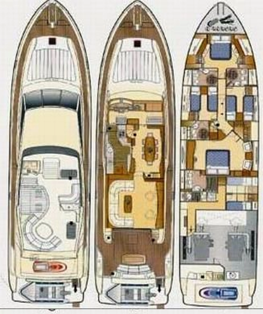 Luxury Yacht rental with or without captain Ferretti Seget Donji