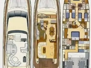 Luxury Yacht rental with or without captain Ferretti Seget Donji