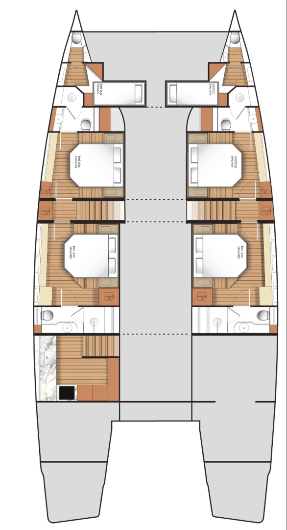 Moon Yacht Moon 6TY Power charter bareboat or captained in  Split