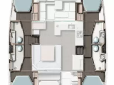 Catamaran rental in Toulon - Leopard Catamarans / Robertson & Caine Leopard 45