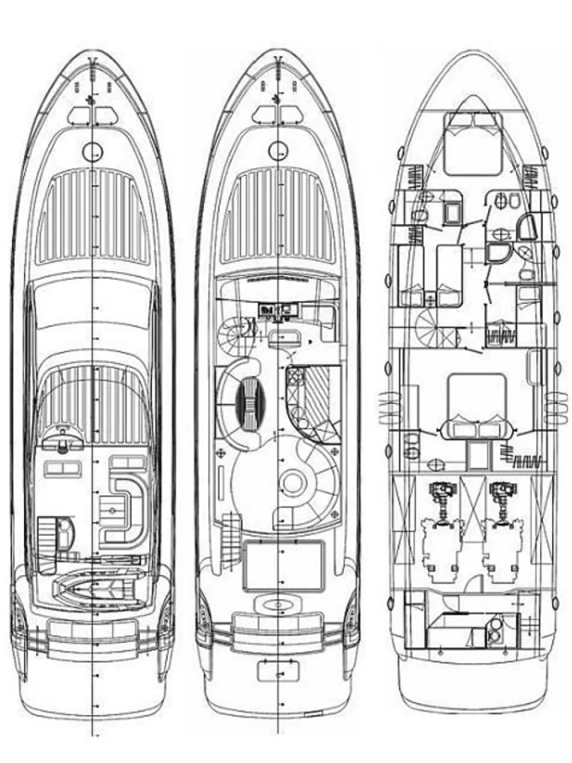 Luxury Yacht rental with or without captain Abacus Marine Port d'Andratx
