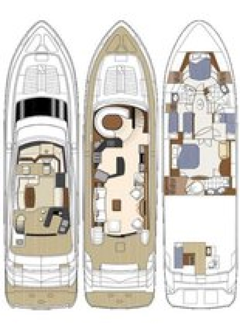 Marquis-Yachts Marquis 720 Flybridge charter bareboat or captained in  Key West