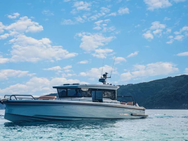 Axopar Axopar 37 XC Cross Cabin charter bareboat or captained in  Mykonos (City)