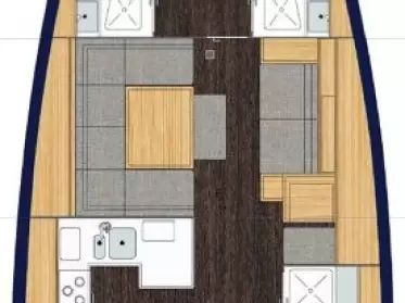 Bareboat Rental Sailboat Bavaria with a boat licence