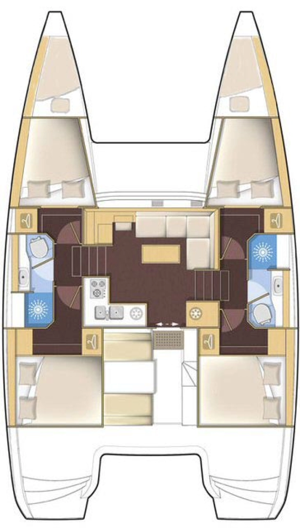 Catamaran rental in Šibenik - Lagoon Lagoon 39