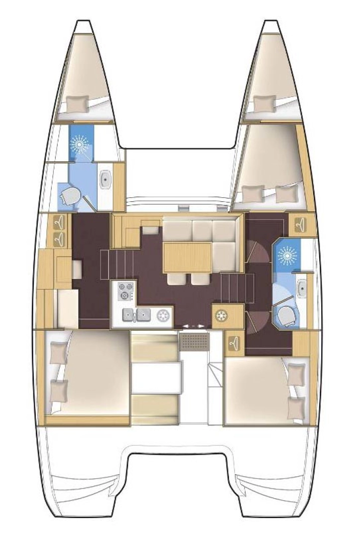 Yacht charter Šibenik cheap Lagoon 40 Motor Yacht