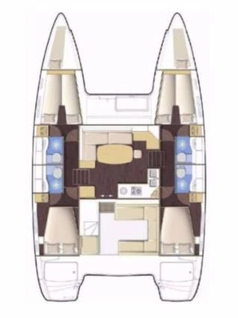 Boat rental Lagoon Lagoon 400 in Trogir on Samboat