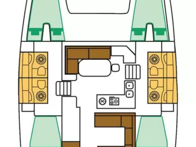 Bareboat Rental Catamaran Lagoon with a boat licence