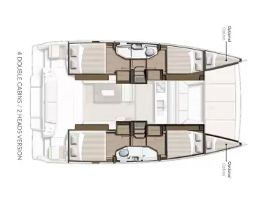 Yacht charter Seget Donji cheap Bali Catsmart