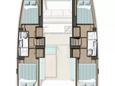 Bali Bali Catsmart charter bareboat or captained in  Palma de Mallorca