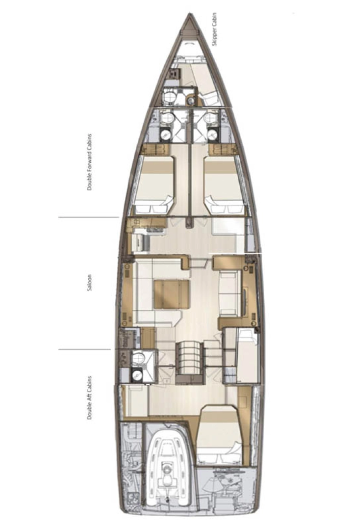 Bareboat Rental Sailboat Jeanneau with a boat licence