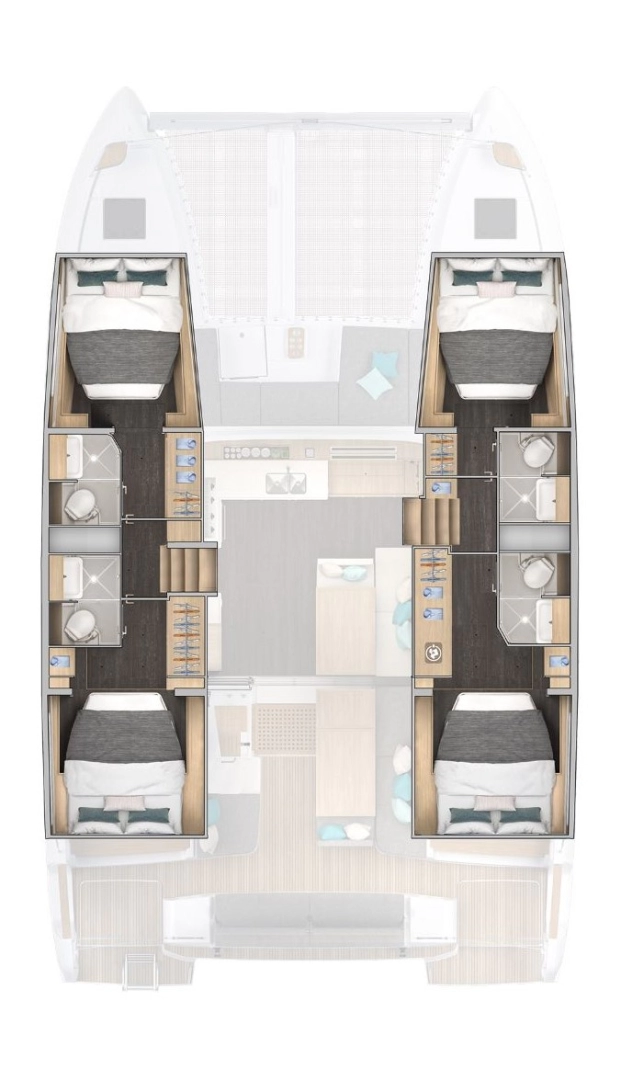 Lagoon Lagoon 43 charter bareboat or captained in  Palma de Mallorca