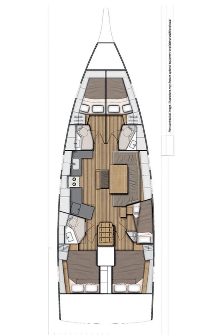 Sailboat rental with or without captain Bénéteau Seget Donji