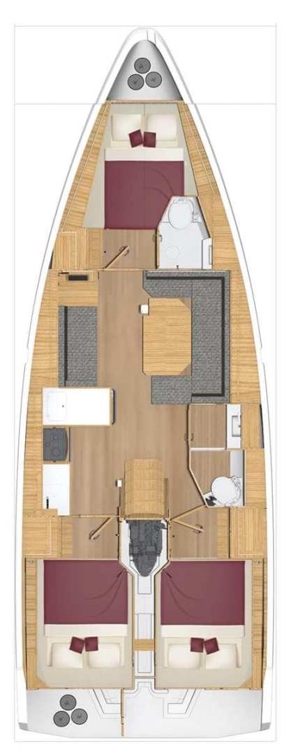 Bareboat Rental Sailboat Bavaria with a boat licence