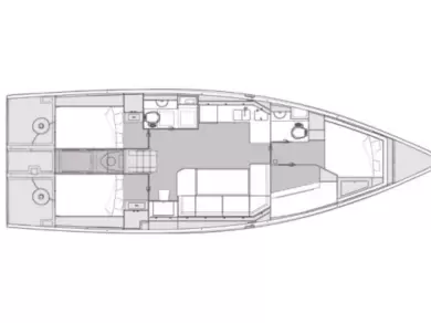 Bareboat Rental Sailboat Elan with a boat licence