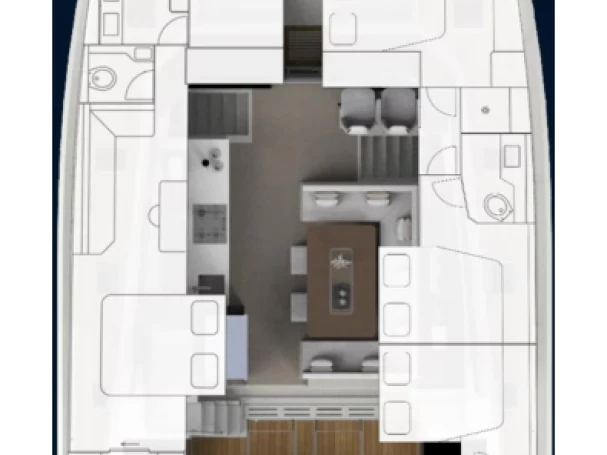 Aventura Aventura 50 - 4 + 1 cab. charter bareboat or captained in  Alimos